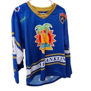 Florida Panthers Bell Games Hockey Jersey, Size Medium